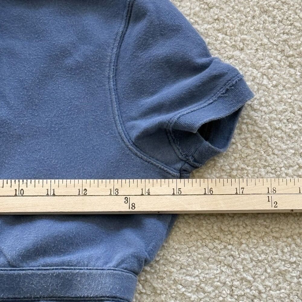 VNTG Hollister Y2K Girls Sz M Baby Doll Fitted Hoodie Pullover V-Neck Sweatshirt - Picture 8 of 16